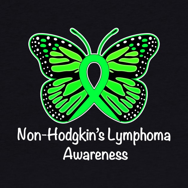 Non-Hodgkin's Lymphoma Butterfly of Hope by PenguinCornerStore